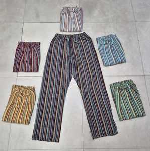 Venta al por mayor cómodo rayón señoras Plazo bellamente diseñado con cierre de cintura elástica para el verano-artesanías Rawat - Product Image 1