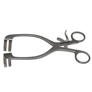 เครื่องมือแพทย์ Mayo Adams Retractor อุปกรณ์การแพทย์ ขนาด 6.75 นิ้ว ใบมีดสองแฉก ด้ามจับแบบมีวงแหวนล็อค - Product Image 1