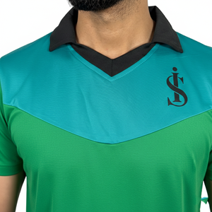 เสื้อยืดแขนสั้นสีพื้นเรียบง่ายสำหรับผู้ชาย ดีไซน์เปล่าๆ ปรับแต่งได้ สไตล์ใหม่สำหรับฤดูร้อนและกิจกรรมกลางแจ้ง - Product Image 3