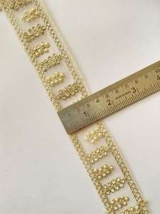 Encaje Bordado Tradicional 100% Poliéster, Diseño y Colores Personalizados para Bolsos - Ofertas al por Mayor - Product Image 3