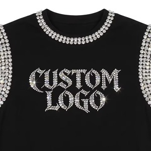 Custom High Quality Men Tank <b>Top</b> Rhinestone Vintage Style 100% Cotton Soft Breathable Fabric Trendy Streetwear Sleeveless T Shir - Product Image 1