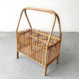 Hand-made natural <b>rattan</b> liquor bottle rack wine bottles holder cabinets for the home dining room - Product Image 5