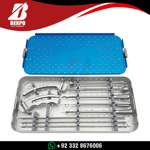 ชุดเครื่องมือผ่าตัดข้อต่อ AC สำหรับม้า ระบบการสร้างเส้นเอ็นใหม่สำหรับการผ่าตัดข้อต่อแบบส่องกล้อง พร้อมเครื่องมือผ่าตัดแบบมือถือทำจากเหล็ก - Product Image 3