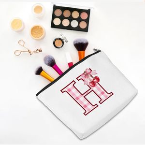 Borsa Cosmetica Personalizzata con Iniziali, Organizer da Viaggio Monogrammato per Articoli da Toeletta, Regalo per Donne, Ragazze, Amiche, Colleghe, Fidanzate - Product Image 3