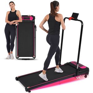 Nouveau tapis de course pliable 2,5 CV avec inclinaison réglable de 0,5 à 7,5 MPH, capacité de 300 lb pour la maison et le bureau - Product Image 2