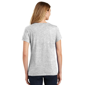 Camiseta de Algodón 100% Ecológica con Cuello en V para Mujer, Venta al por Mayor, Marca Privada, Logotipo Personalizado, Camisetas Lisas de Verano, Calidad Premium - Product Image 2