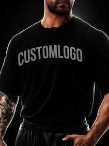 Camiseta Casual de Manga Larga para Hombre, de Gran Tamaño, Tejida con Estampado, Diseño Personalizado, 100% Algodón, Gruesa, Ecológica, de Calidad Premium - Product Image 2