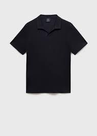 Camiseta de Manga Corta para Hombre, Diseño 2026, con Logotipo Personalizado, Color Negro Sólido, Tejido Transpirable para Golf, Anti-Pilling - Product Image 3