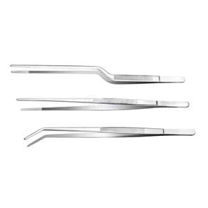 Pince de cuisine professionnelle en acier inoxydable noir mat pour la présentation culinaire – Outil de chef de précision - Product Image 2