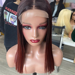 Perruque couleur marron avec closure, cheveux humains vierges vietnamiens bruts super double drawn, qualité premium, livraison rapide, qualité de luxe - Product Image 3