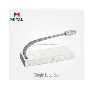 Recessed Flexible Wire Rope Connector <b>Box</b> for <b>Secure</b> Concrete Panel Assembly and Permanent Modular Building Wall Attachment - Product Image 3