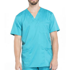 Medical <b>Scrubs</b> Uniform Multi Color Hospital <b>Scrub</b> <b>Set</b> For Men Short Sleeve Men <b>Scrub</b> Uniform <b>Set</b> Come In Different Sizes - Product Image 3