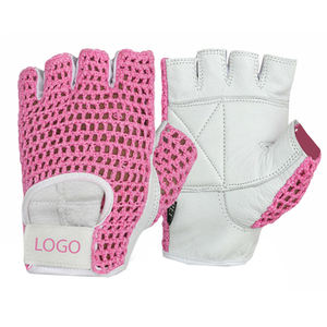 Guantes de Gimnasio Personalizados de Medio Dedo, Antideslizantes, Ligeros, Duraderos, con Cierre, Agarre Fuerte, de Cuero para Entrenamiento - Product Image 5