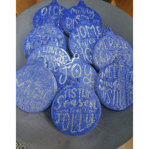 Posavasos brillantes de resina azul océano, vasos coloridos hechos a mano, decoración de mesa brillante elegante, accesorios elegantes - Product Image 5