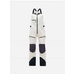 Unisex Breathable <b>Waterproof</b> 10,000mm Zipper Ski Bib Pants Color Blocked Insulated Hooded Snowboard <b>Overalls</b> Pink Black - Product Image 5