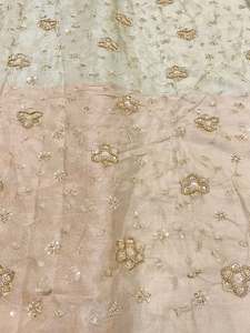 Tissu en dentelle à sequins brodés de perles pour Abaya, Kaftan, vêtements de mode, textile personnalisé, exportateur en gros - Product Image 5