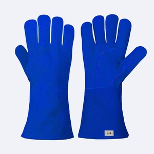 Guantes de Soldadura de Cuero Vacuno JNM SAFETY, Resistentes al Fuego y al Calor, para Uso General y Trabajo Pesado, Venta al Por Mayor - Product Image 2