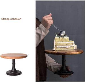 Acacia Wood Custom Eco-Friendly Modern Kitchen 3-Piece Cake <b>Stand</b> Indian Handicraft Home Decor Hand <b>Wash</b> Only Lavie Creations - Product Image 2
