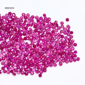 ทับทิมธรรมชาติคุณภาพสูงเกรด 3A จากโมซัมบิก รูปทรงกลม (ล็อต) ขนาด 2.25 มม. น้ำหนัก 28.95 กะรัต สีสดใส พลอยหลวม สำหรับทำเครื่องประดับ - Product Image 3