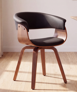 Precio al por mayor, elegante y moderno, adecuado para cualquier lugar. Sillón giratorio de madera de alta calidad, diseño minimalista, sólido. - Product Image 6