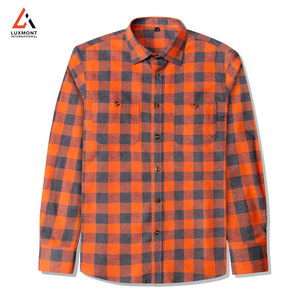 Fashion Wear <b>Men</b> Flannel <b>Shirt</b> Casual 100% Cotton Breathable Eco-Friendly Warm Long Sleeve <b>Winter</b> Top - Product Image 1