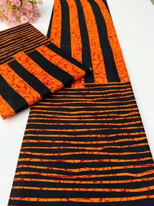 Tela de Algodón con Estampado Africano de Primera Calidad para Moda Femenina Elegante, Costura Creativa y Diseños Artesanales en Libia - Product Image 2