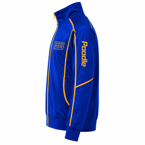 Sweat-shirt à capuche zippé pour femme Sigma Gamma Rho Sorority, manches longues, col montant, veste de survêtement avec passepoil contrastant, fermeture éclair intégrale, idéal pour la détente - Product Image 5