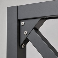 Pergola motorisée à lames orientables en alliage d'aluminium thermolaqué, avec capteur de pluie, LED, écologique, résistante au vent, pour jardin extérieur