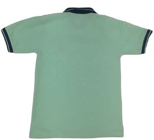 Polo clásico de calidad premium con cuello en V y cuello abierto con patrón acanalado Camiseta de hombre para un ajuste deportivo atlético. - Product Image 4