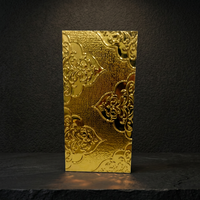 Carreaux de miroir en céramique décoratifs polis et émaillés, carreaux de mur en verre de troisième cuisson dorés et argentés, design de créateur, meilleur prix