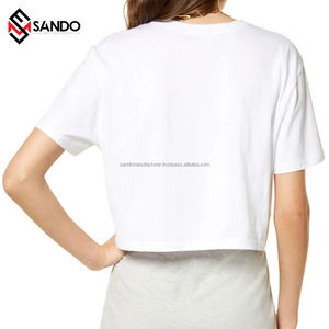 Camiseta de manga corta con logotipo personalizado para mujer, ropa de verano ecológica, camiseta antibolitas a la venta - Product Image 2