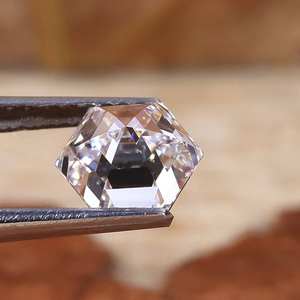 Diamant de laboratoire CVD HPHT bleu intense taille Asscher 1,08 ct, certifié IGI, clarté VS, fantaisie, en vrac, vente en gros - Product Image 2