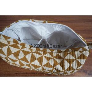 Trousse de Toilette Matelassée en Coton Faite à la Main pour Sac, Lot de 3 Sacs de Lavage Imperméables Réutilisables Grande Capacité pour Maquillage - Product Image 5