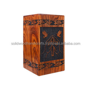 Nouvelles urnes funéraires en bois pour adultes, urnes funéraires en bois, taille personnalisée, fournitures funéraires - Product Image 2