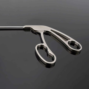 Ciseaux chirurgicaux micro-laryngéens en acier inoxydable, manuels, classe I, instruments de chirurgie réutilisables - Product Image 5