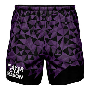 Shorts de rugby en polyester pour l'entraînement, service OEM, vêtements de sport unisexes, séchage rapide, taille élastique, taille, couleur et logo personnalisables, prix de gros - Product Image 3