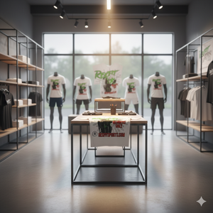 Camiseta Extra Grande para Hombre con Estampado DTG Personalizado, 100% Algodón, Negra, Estilo Vintage, Manga Corta - Product Image 2