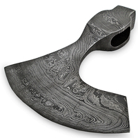 Tête de hache en acier Damas durable, construction en acier, finition polie à motif, hache en acier Damas