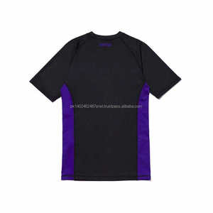 เสื้อว่ายน้ำเล่นกีฬาแขนสั้นพิมพ์ลายเสื้อเล่นกีฬาผ้าโพลีเอสเตอร์สำหรับผู้ใหญ่โลโก้ตามสั่ง - Product Image 2