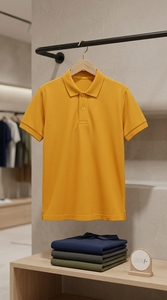 เสื้อโปโลแฟชั่นลำลองผู้ชาย ดีไซน์เรียบง่าย เนื้อผ้านุ่ม ทรงทันสมัย เสื้อผ้าฤดูร้อน - Product Image 5