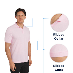 Polo de Hombre de Primera Calidad, Mezcla de Algodón, Diseño Casual de Manga Corta para Golf, Deportes y Uso Diario Profesional en la Oficina - Product Image 3