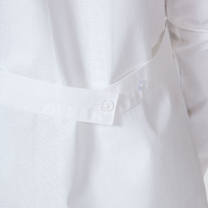 Bata de Laboratorio Médica de Alta Calidad, Blanca, Larga, para Hospital, de Algodón y Poliéster, Antiestática, para Cuarto Limpio - Product Image 5