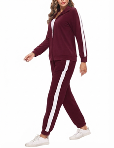 Custom Women Sublimation Tracksuit Premium Athletic Jacket and <b>Jogger</b> Pants Set with Breathable Moisture Wicking Fabric - Product Image 5