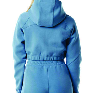 Sudaderas con Capucha de Forro Polar Estilo Pullover para Mujer, Talla Grande, Estilo Hip Hop, Logotipo Personalizado con Insignia, 100% Algodón, Servicio OEM Disponible - Product Image 3