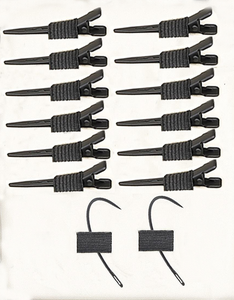 Outils professionnels de pose d'extensions capillaires en acier inoxydable de haute qualité, durables, vente en gros, service OEM, kit de pinces avec logo personnalisé MB-ZS-1143 - Product Image 3