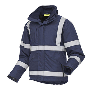 Neon reflective safety <b>hoodie</b> <b>hi</b>-<b>vis</b> workwear for construction teams - Product Image 1