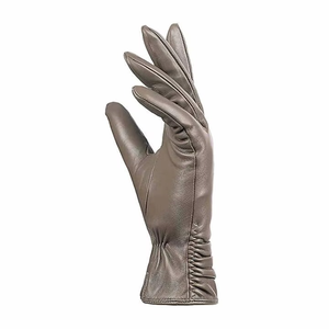 Guantes de Conducción de Piel de Ciervo Genuina para Hombre, Estilo Retro, Completos, Sin Forro, Ecológicos, para Conducir en Invierno en Auto y Moto - Product Image 3