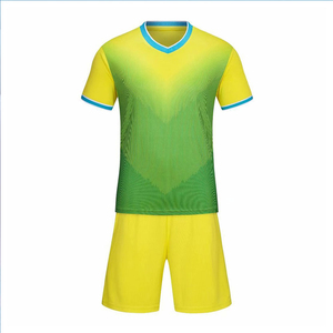 Ensemble de maillots de football unisexe en polyester pour adultes, personnalisable, marque BIN FATEH, noir, rouge, jaune, imprimé numérique, respirant, prix de gros - Product Image 1