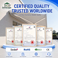 Auvent pliant extérieur grand format, directement de l'usine, auvent rétractable pour patio, protection UV, imperméable, pour jardin, balcon