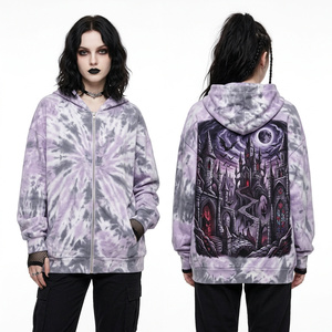 Womens Acid Wash Grey Sleeveless Hoodie Custom Anatomical Heart Graphic Sweatshirt Vest Streetwear Manufacturer Cut Off - Product Image 6